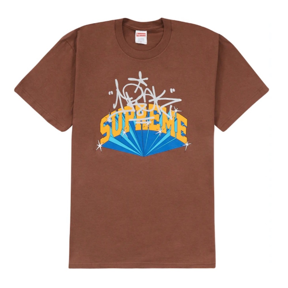 Supreme Irak Arc Tee Medium Brown